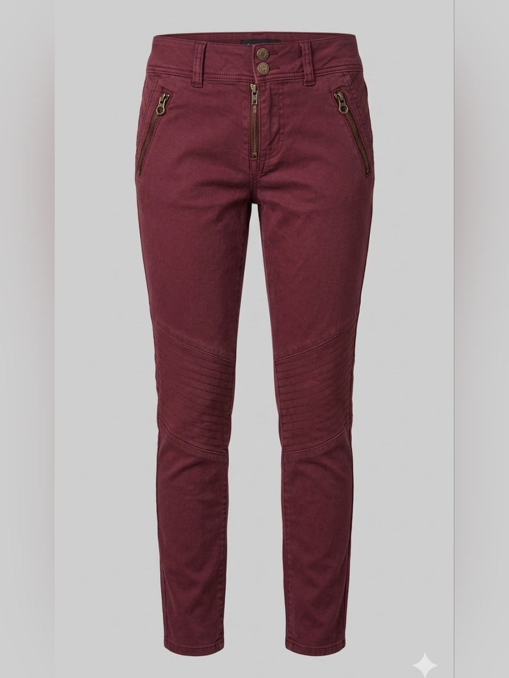 American Eagle Outfitters Burgundy Pants with Navy Label